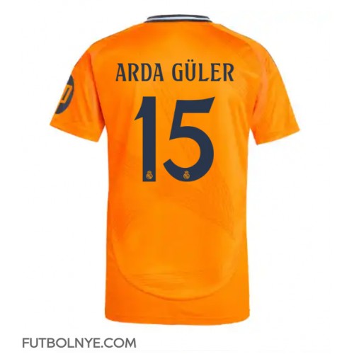 Camiseta Real Madrid Arda Guler #15 Visitante Equipación 2024-25 manga corta